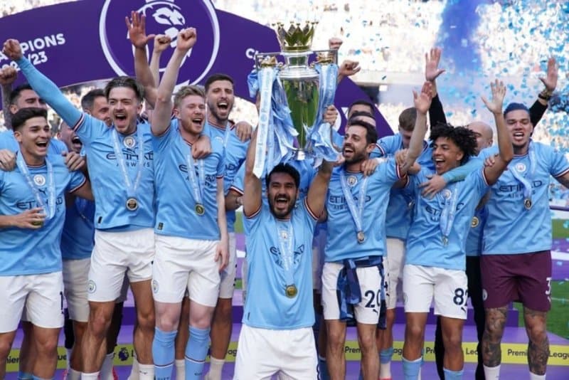 Man City vô địch Ngoại hạng Anh mùa này