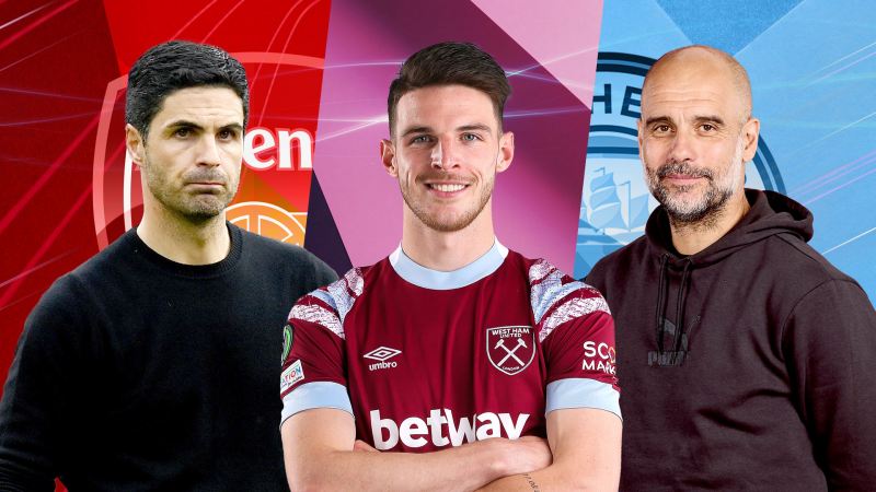 Arsenal chiếm ưu thế lớn trong việc chiêu mộ thành công Declan Rice khi Man City rút lui