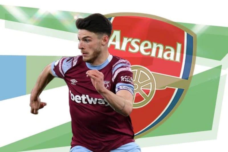 Arsenal muốn biến Declan Rice thành bản hợp đồng đắt nhất lịch sử CLB