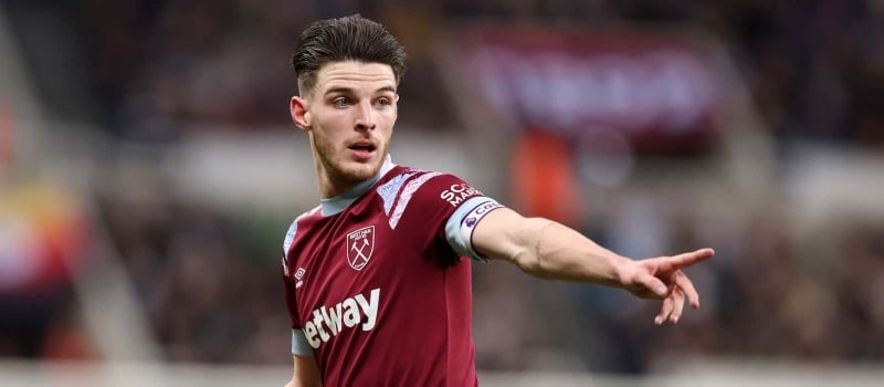 Declan Rice được nhiều đội bóng lớn theo đuổi