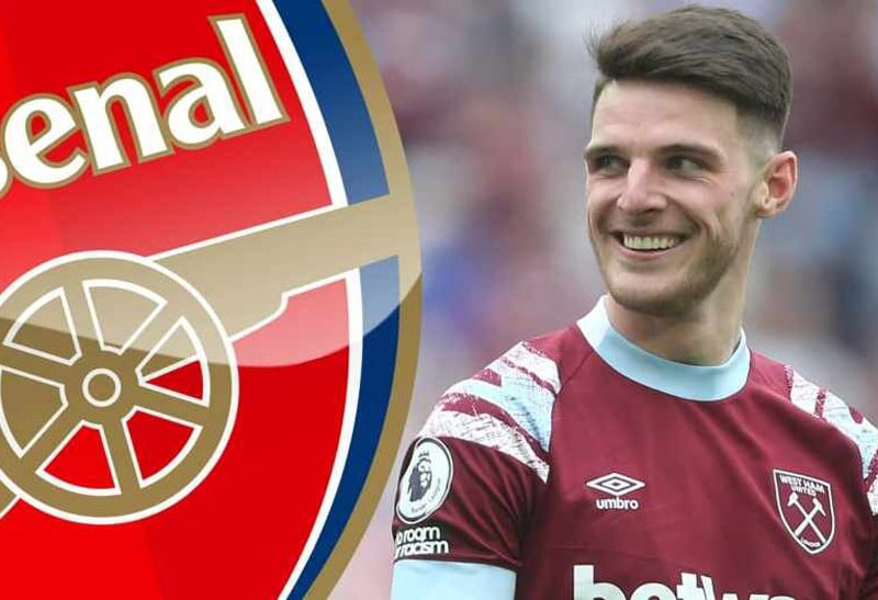 Arsenal theo sát Declan Rice