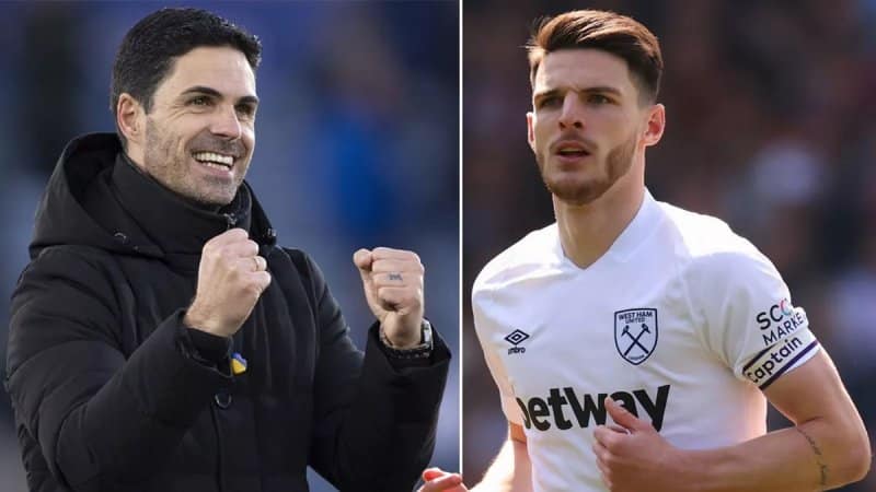 Arsenal tiếp tục nỗ lực vì Declan Rice