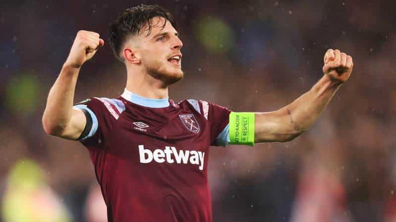 Arsenal theo đuổi Declan Rice suốt thời gian qua