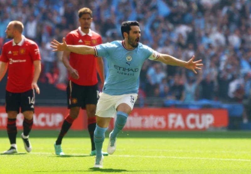 Gundogan tỏa sáng rực rỡ trong trận chung kết FA Cup