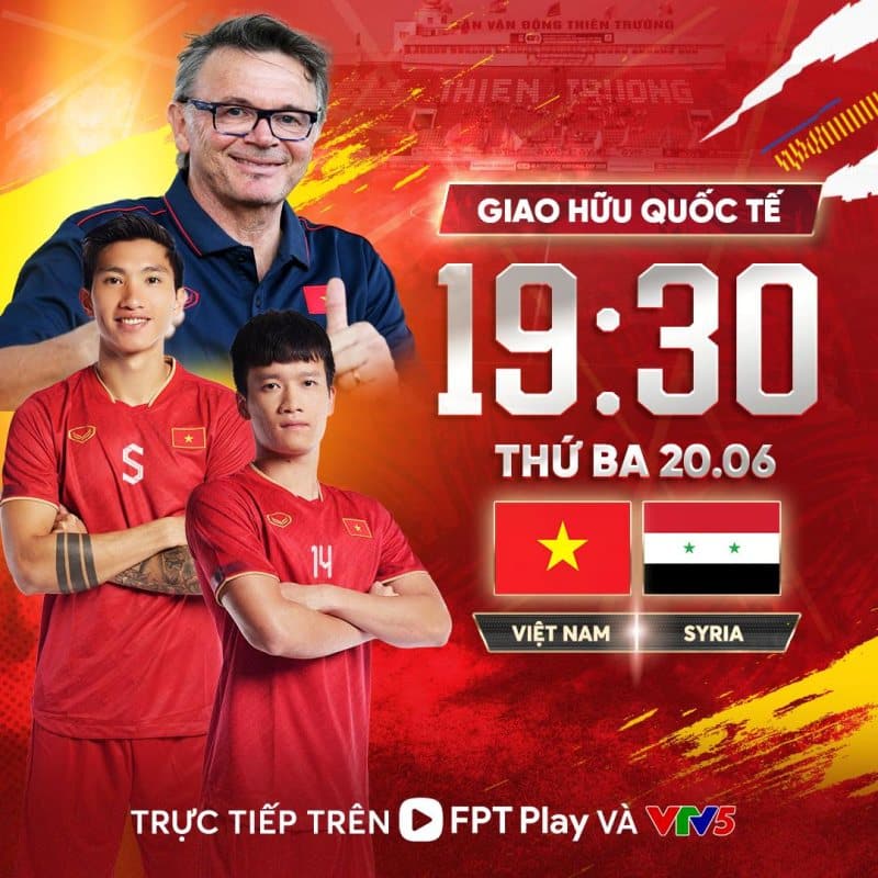 Kết quả Việt Nam vs Syria, 19h30 ngày 20/6/2023