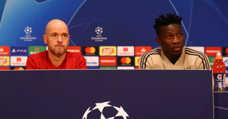 Andre Onana sẽ tái hợp thầy cũ Erik ten Hag ở Man United