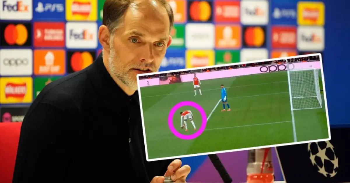 HLV Tuchel nổi điên với trọng tài sau trận hòa với Arsenal