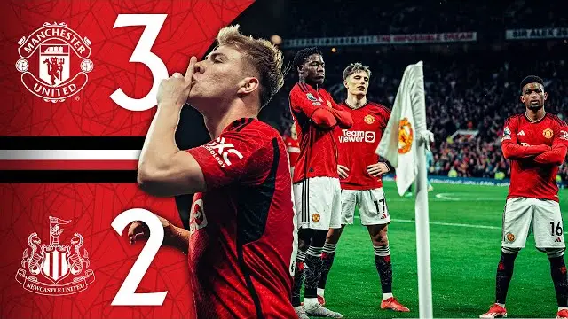 Video bóng đá Man United vs Newcastle: Thắng sát nút, chủ nhà áp sát top 7