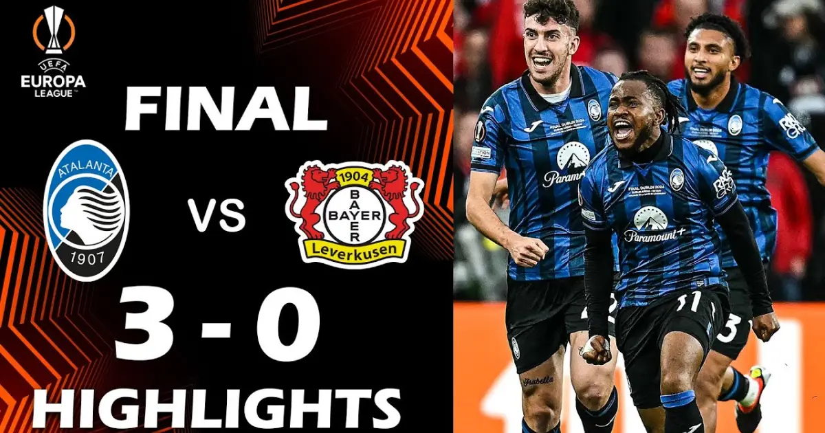 Video bóng đá Atalanta vs Leverkusen: Địa chấn tại Aviva