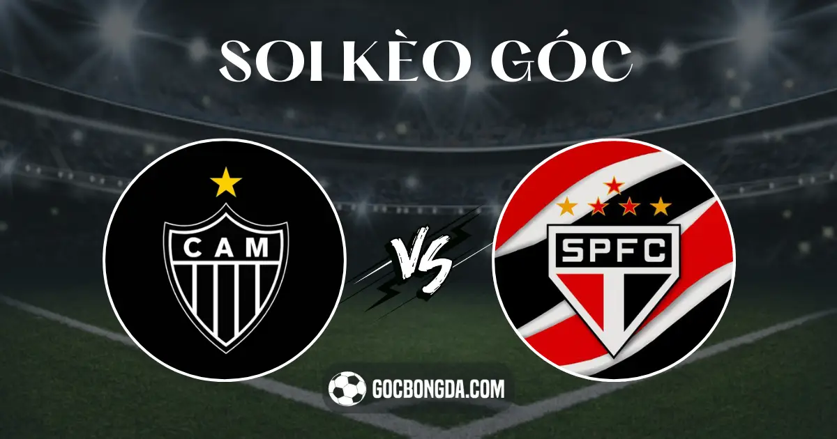 Soi kèo góc Atletico Mineiro vs Sao Paulo 7h30 ngày 12/7