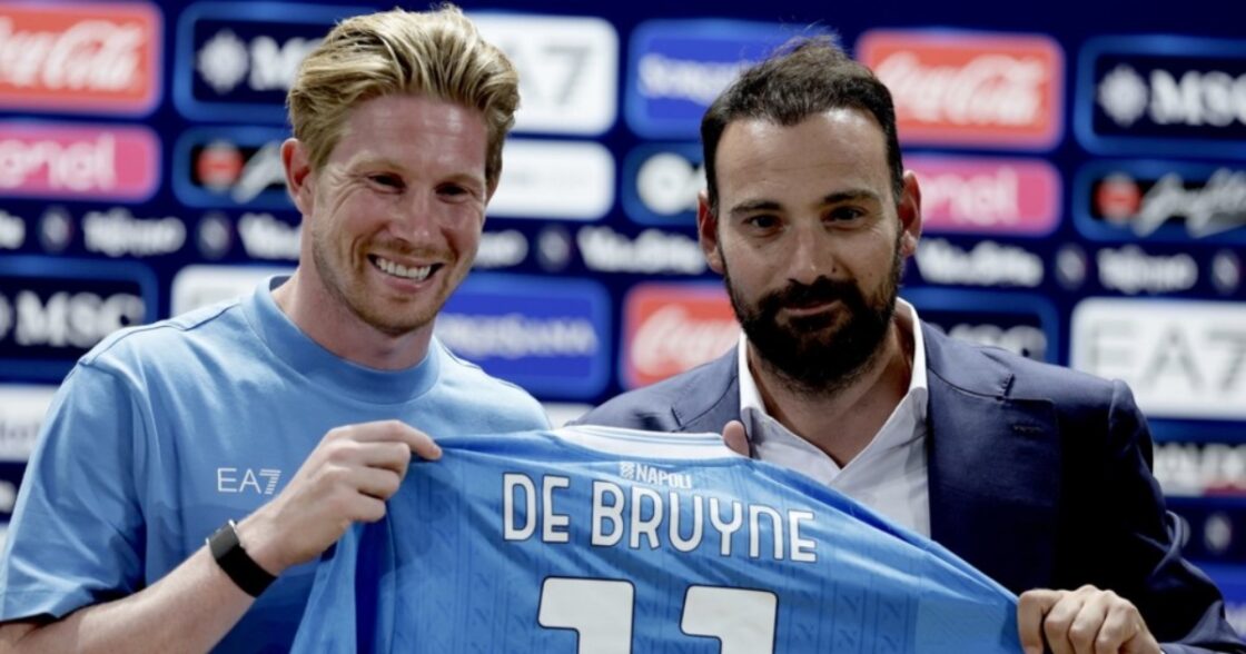 De Bruyne háo hức ra sân cho Napoli