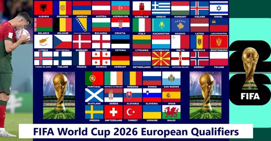 World Cup có bao nhiêu đội tham gia? Thống kê từ 1930 đến nay 4 Các quốc gia châu Âu trong "cuộc chiến khốc liệt" giành vé World Cup