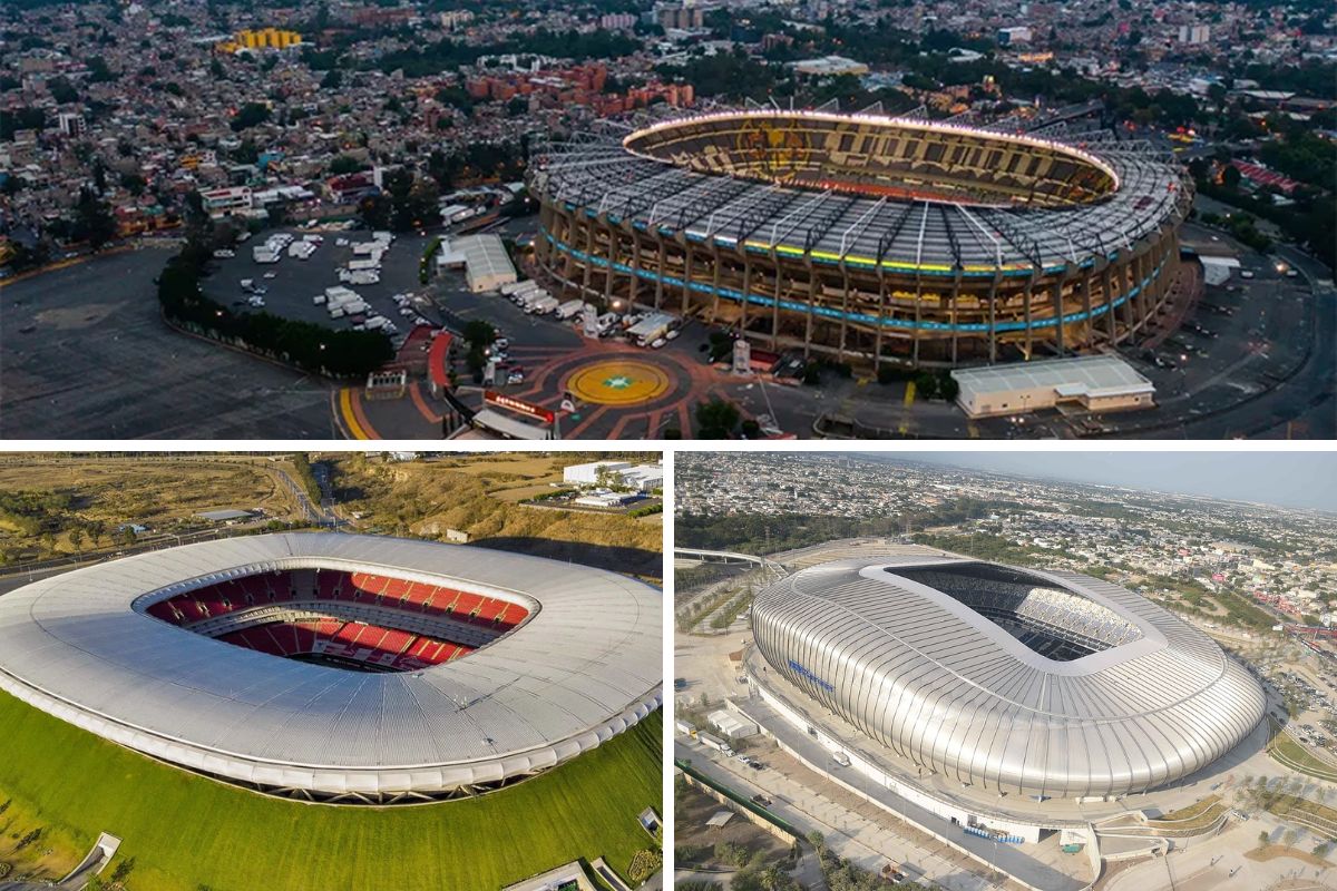 3 sân vận động nổi tiếng tại Mexico được chọn để tổ chức các trận đấu World Cup 2026