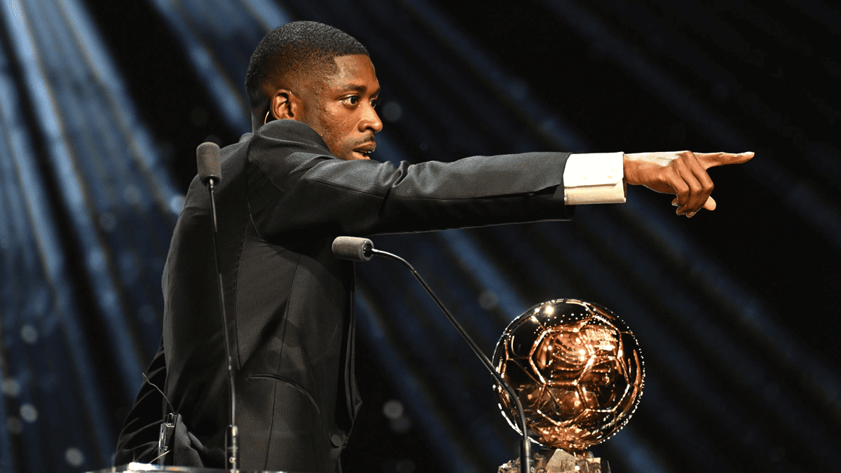 Ousmane Dembélé nhận quả bóng vàng-1