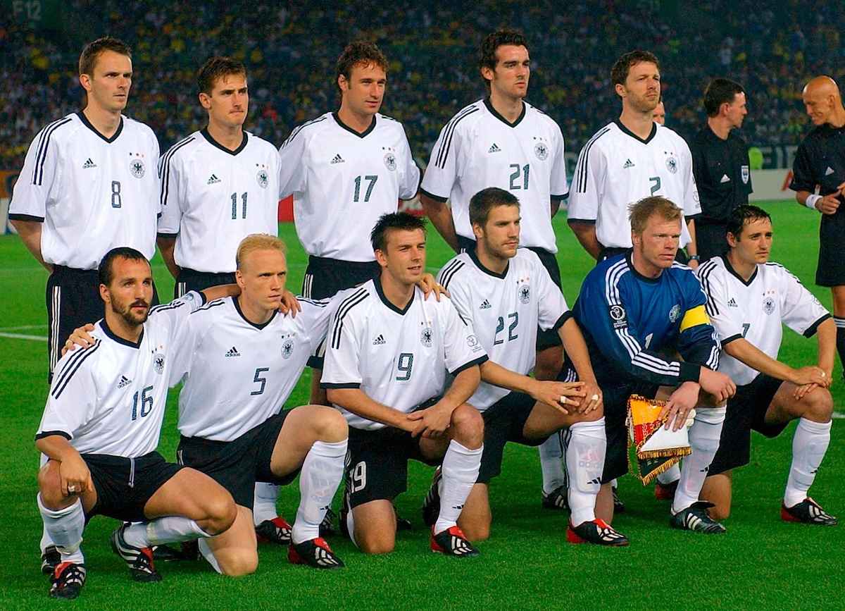 Hình ảnh đội tuyển Đức tại trận chung kết World Cup 2002