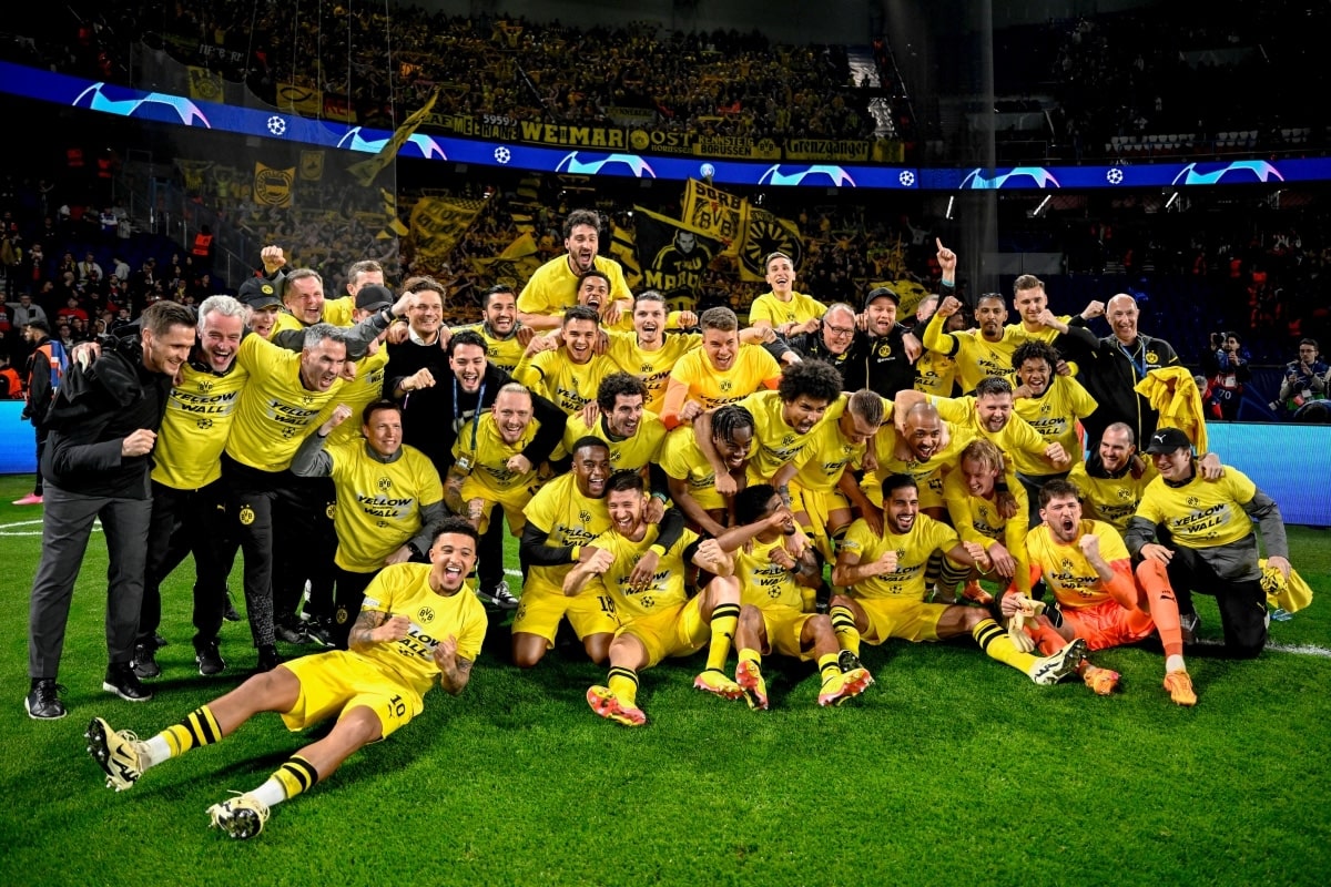 Borussia Dortmund giành vé dự Cúp C1 nhờ thành tích ấn tượng tại đấu trường châu Âu mùa giải trước