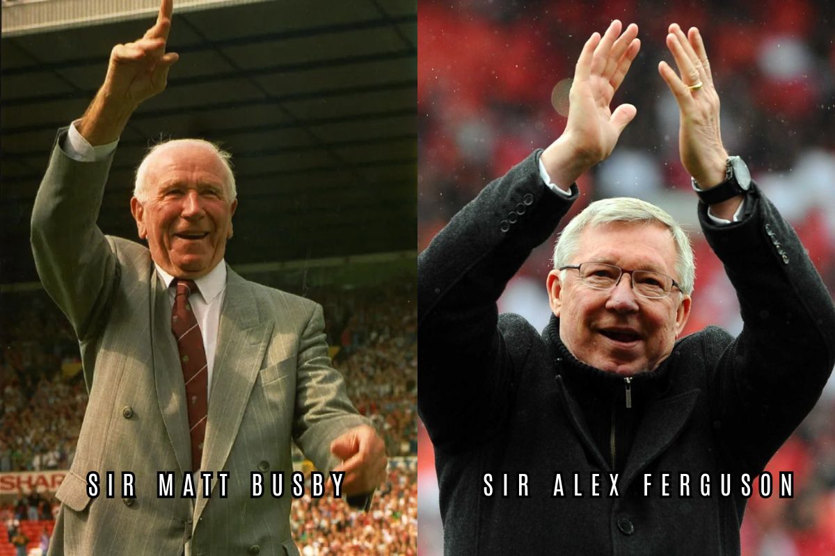 MU có bao nhiêu đời HLV? Danh sách các huấn luyện viên của MU 7 Sir Matt Busby và Sir Alex Ferguson, biểu tượng cho triết lý ổn định và triều đại tại MU