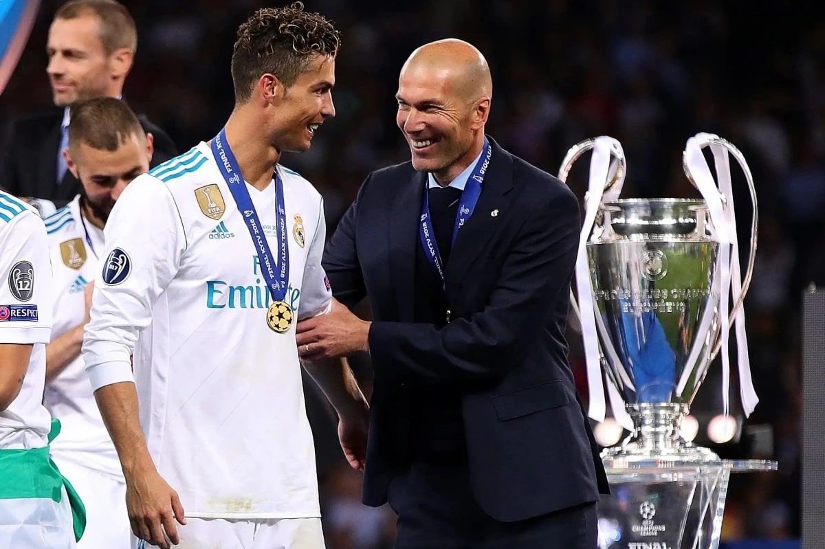 Sự thật Real Madrid có bao nhiêu Cúp C1? 4 Ronaldo và Zidane là bộ đôi giúp Real Madrid thống trị Champions League kỷ nguyên hiện đại